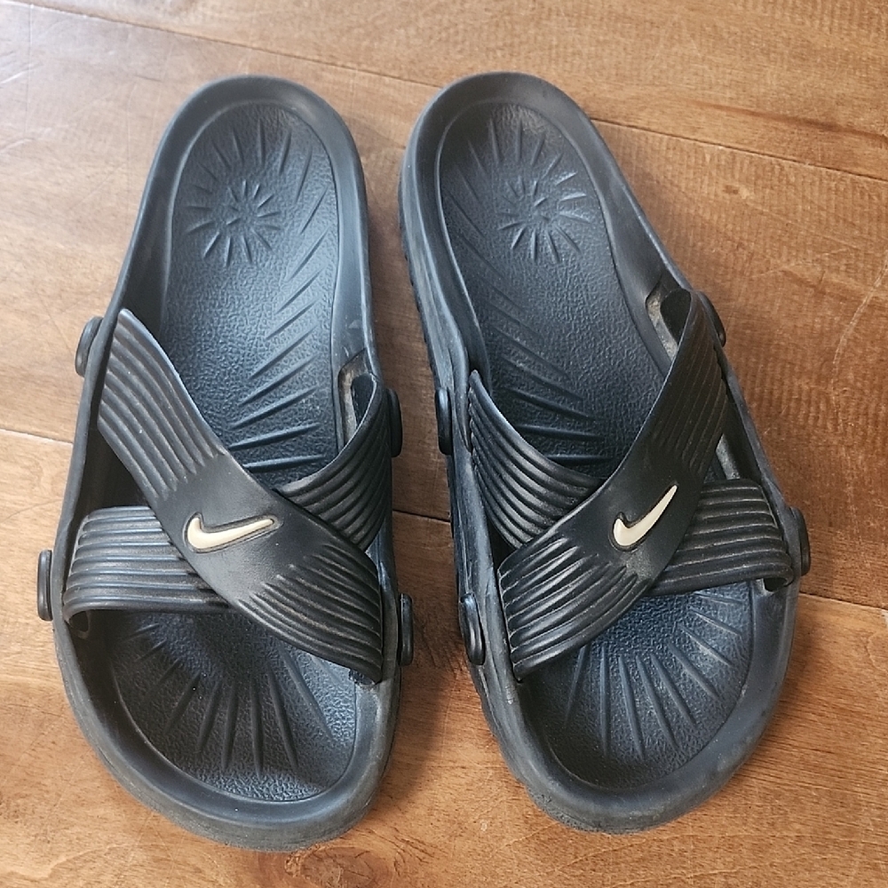 Nike Black Slide Sandals